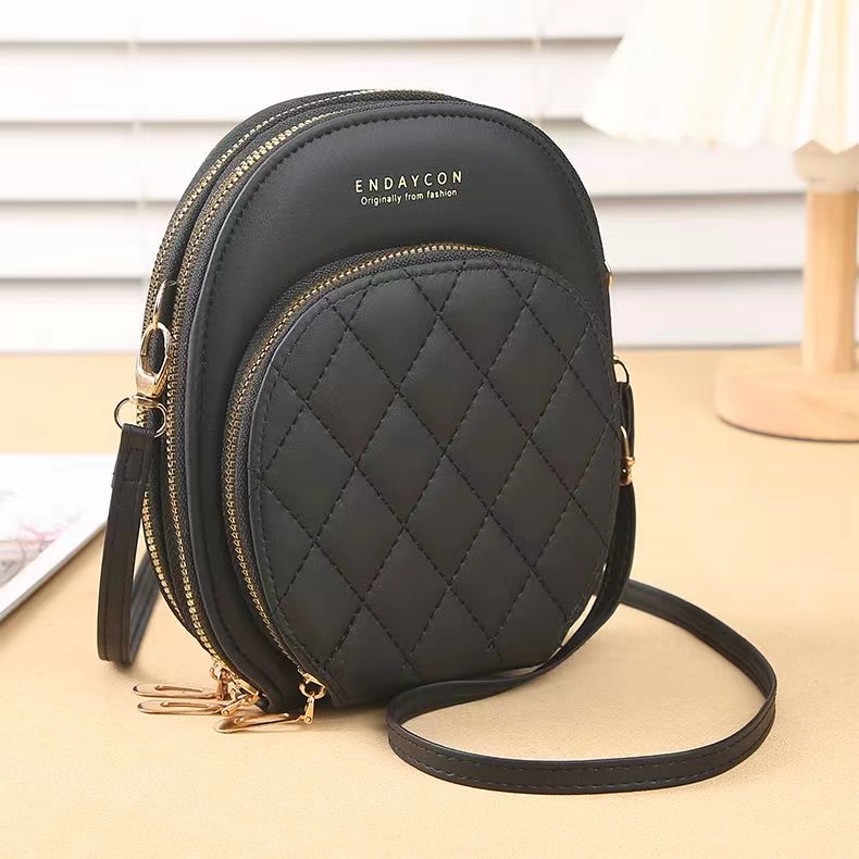 Women Crossbody Shoulder Bags Wallet Cell Phone Purse Soft Leather Strap Handbag for Female Luxury Messenger Bags  New Mobile Phone Bag Female  Version Fashion Multi-functional Crossbody Shoulder  Zi