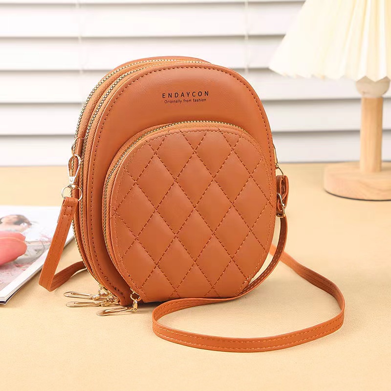 Women Crossbody Shoulder Bags Wallet Cell Phone Purse Soft Leather Strap Handbag for Female Luxury Messenger Bags  New Mobile Phone Bag Female  Version Fashion Multi-functional Crossbody Shoulder  Zi
