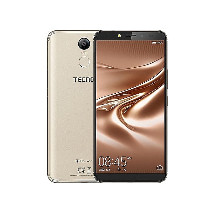TECNO Pouvoir 2 - 16GB+3GB RAM - - 4GLTE - 5000mAh- Dual SIM, 6.0&apos;&apos;, Smartphone