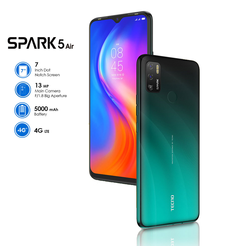 Tecno Spark 5 Air phones Smartphone 7&quot; 13MP 2+32GB 5000mAh Mobile Phones