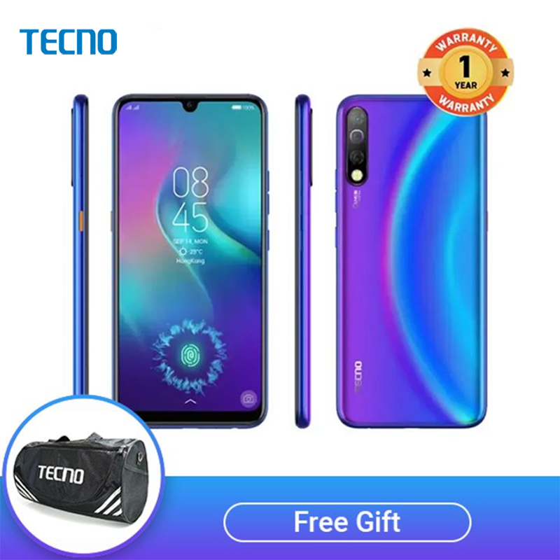 Tecno Camon 12 Pro cc9 Smartphone 64 GB + 6GB In-Display Fingerprint 6.4  FREE GIFT