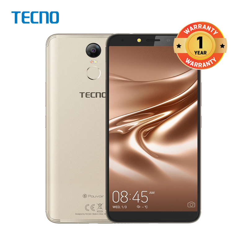 TECNO Pouvoir 2 - 16GB+3GB RAM - - 4GLTE - 5000mAh- Dual SIM, 6.0&apos;&apos;, Smartphone