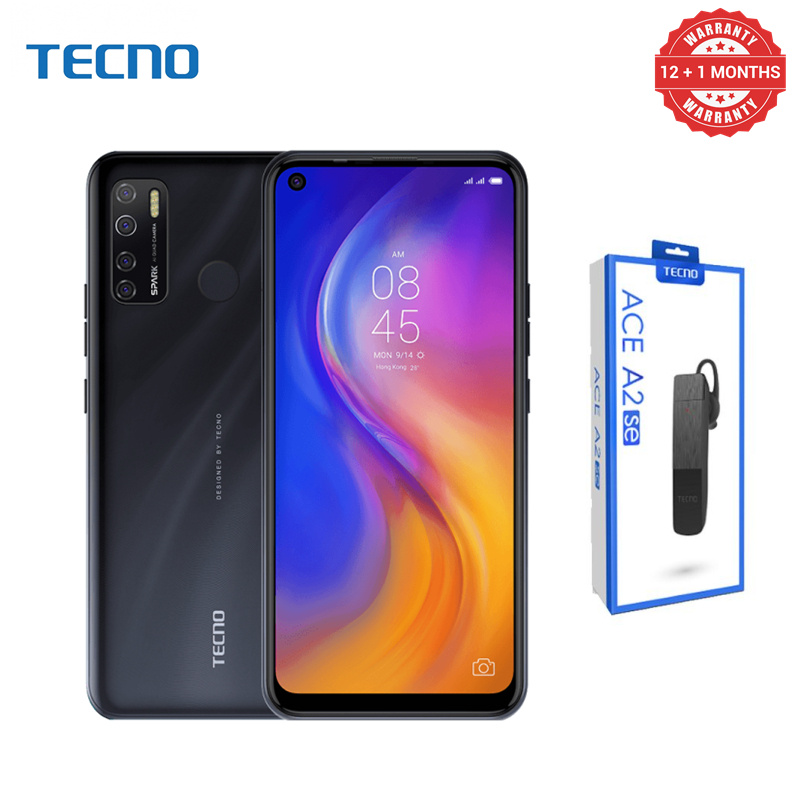 Tecno Spark 5 Pro 128GB+4GB 6.6" 16MP Quad Camera 5000mAh Dual SIM 4G-VoLTE Smart Phones