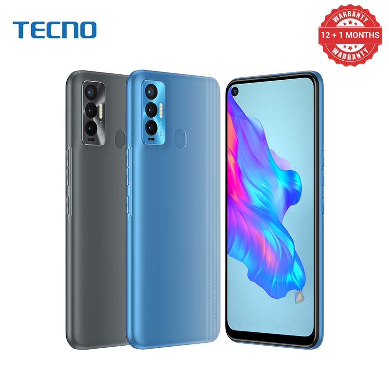 TECNO CAMON 18i 128GB+4GB RAM G85 48MP Triple Camera 6.6" 90Hz HD+ 5000mAh 18W Flash Charge Dual SIM 4G LTE Smart PhonesCAMON18i