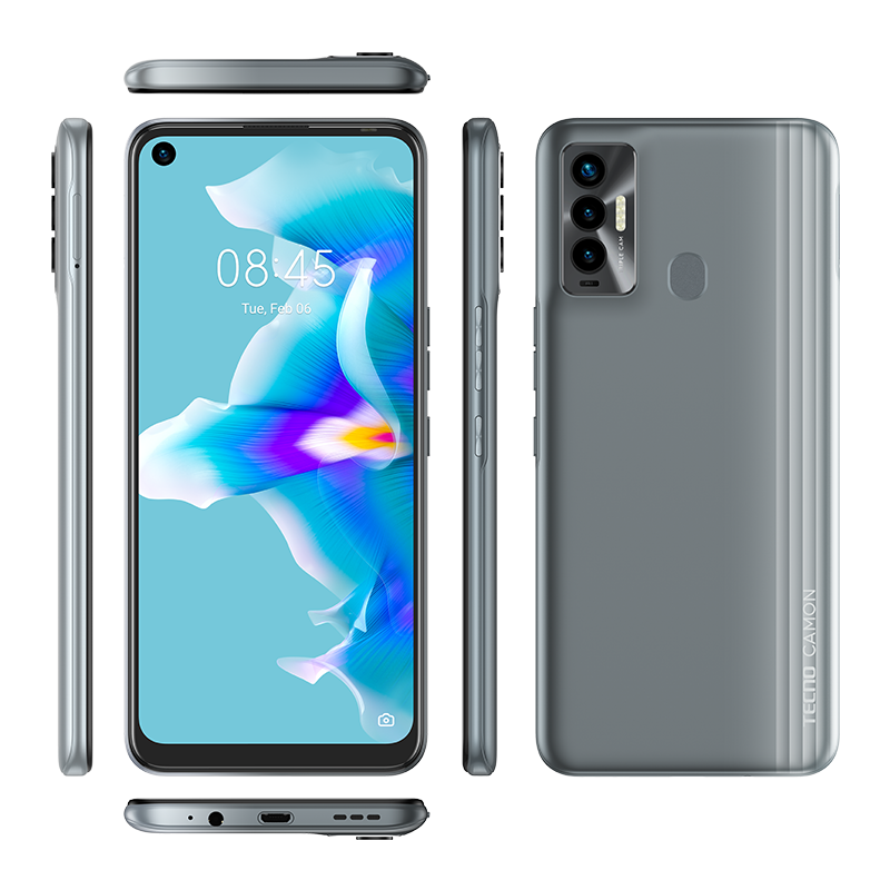 TECNO CAMON 18i 128GB+4GB RAM G85 48MP Triple Camera 6.6" 90Hz HD+ 5000mAh 18W Flash Charge Dual SIM 4G LTE Smart PhonesCAMON18i