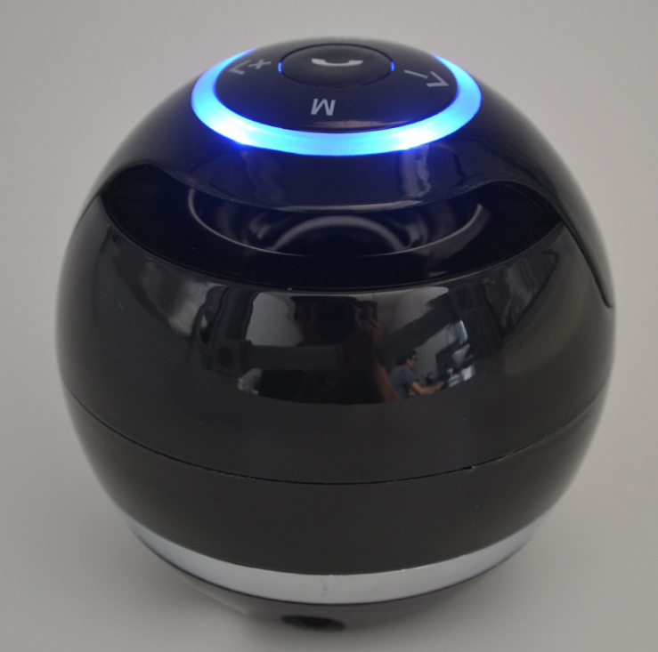 Shevi Portable Bluetooth Speaker Wireless Stereo Audio Radio FM TF Card AUX Hands-Free with LED