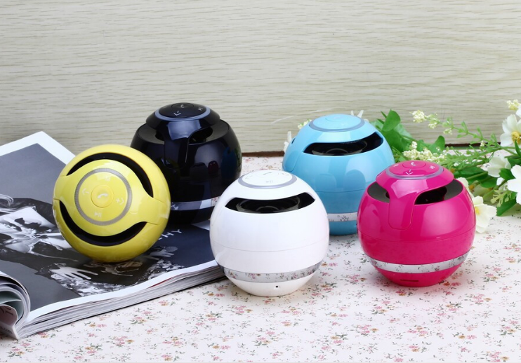 Shevi Portable Bluetooth Speaker Wireless Stereo Audio Radio FM TF Card AUX Hands-Free with LED