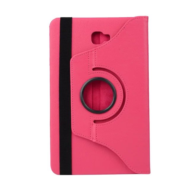 10.1&quot; PU Fabric Tablets Case Folding 360 Degree Swivel Cover for Samsung Galaxy Tab A 10.1 P580/P585