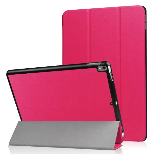 10.5&quot; Smart Cover Folding Fiber Leather Tablets Slim Case for iPad Pro 10.5