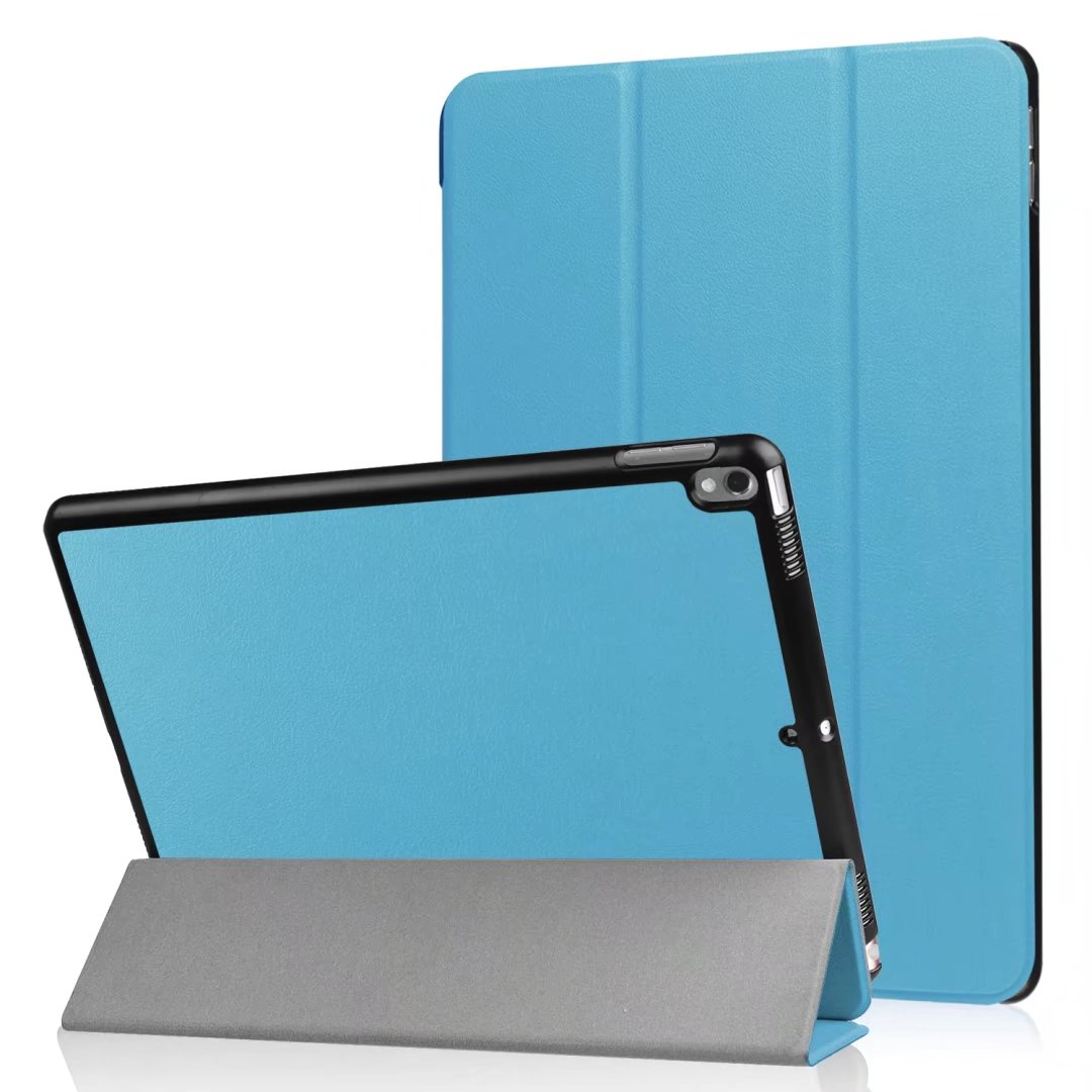 10.5&quot; Smart Cover Folding Fiber Leather Tablets Slim Case for iPad Pro 10.5