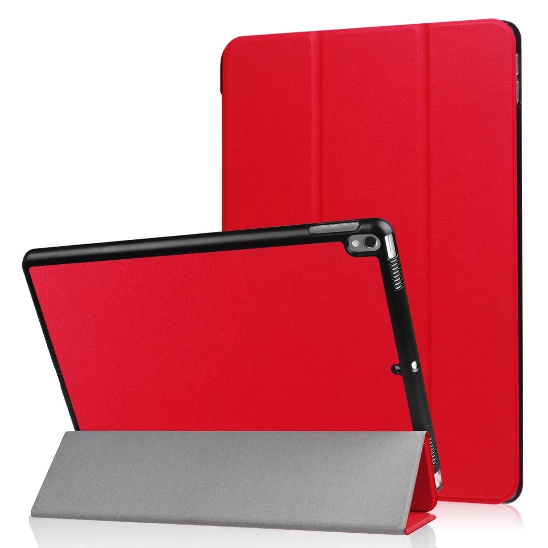 10.5&quot; Smart Cover Folding Fiber Leather Tablets Slim Case for iPad Pro 10.5