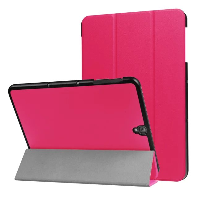 9.7&quot; Fiber Leather Tablets Case Folding Slim Cover for Samsung Galaxy Tab S3 9.7 T820