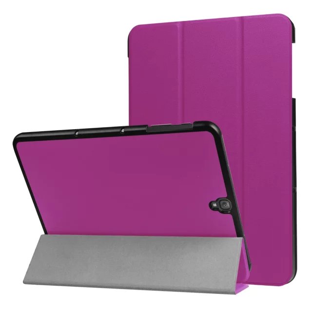 9.7&quot; Fiber Leather Tablets Case Folding Slim Cover for Samsung Galaxy Tab S3 9.7 T820