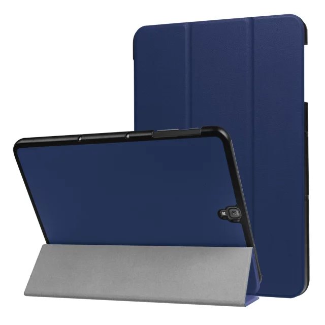 9.7&quot; Fiber Leather Tablets Case Folding Slim Cover for Samsung Galaxy Tab S3 9.7 T820