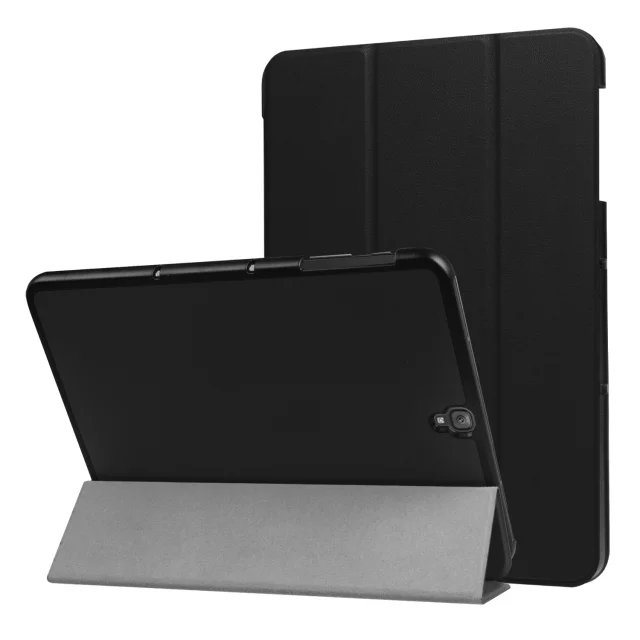 9.7&quot; Fiber Leather Tablets Case Folding Slim Cover for Samsung Galaxy Tab S3 9.7 T820
