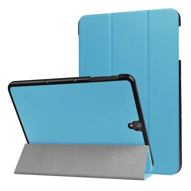 9.7&quot; Fiber Leather Tablets Case Folding Slim Cover for Samsung Galaxy Tab S3 9.7 T820
