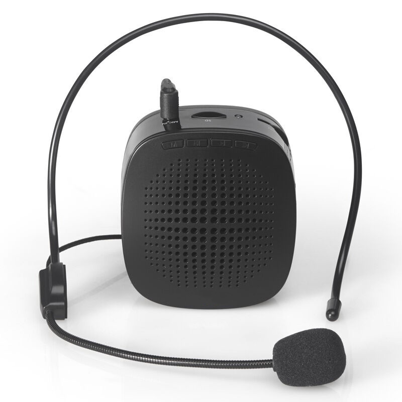 Portable Rechargeable Voice Amplifier Microphone Loudspeaker for Teaching Guide