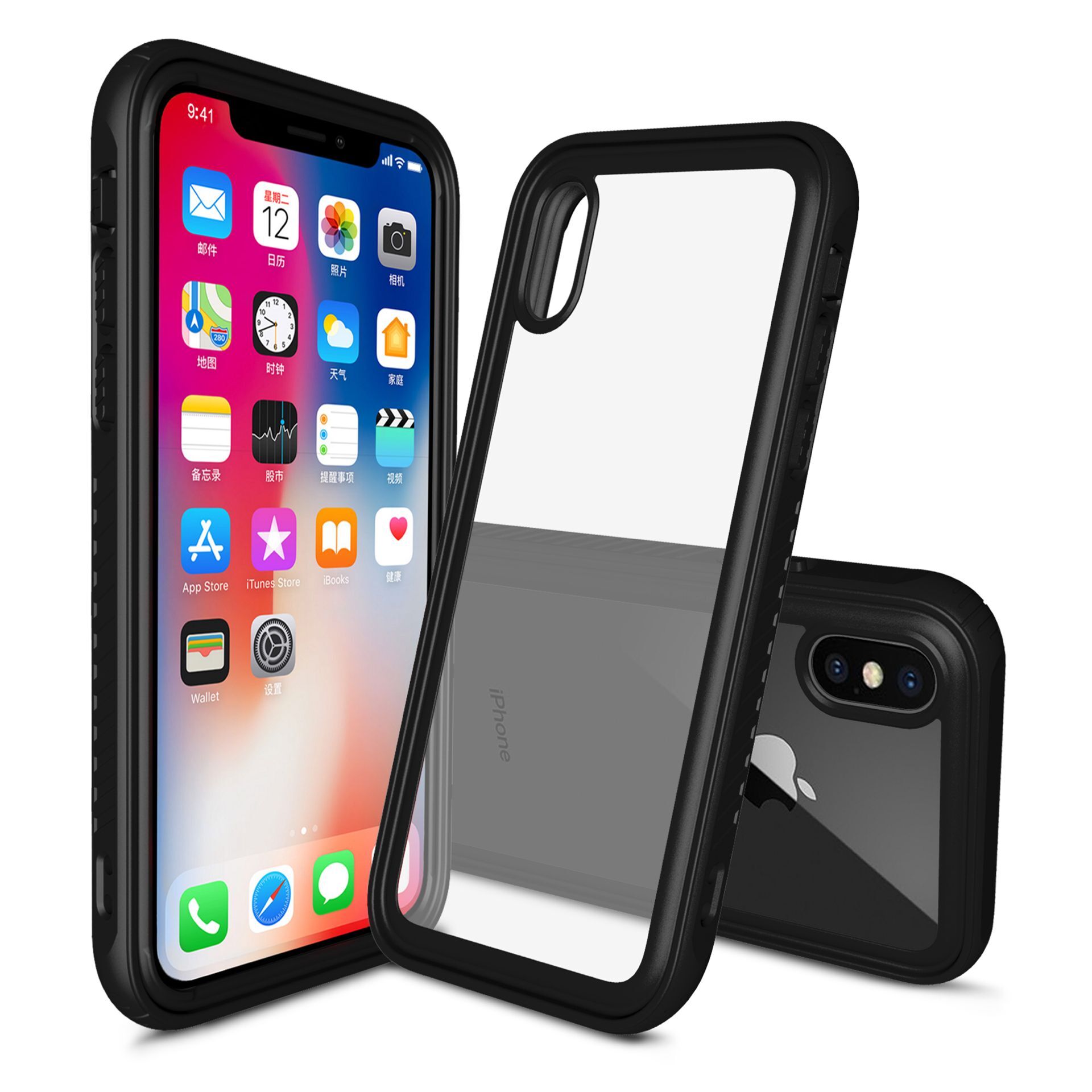 Mobile Case Cover for iPhone X completely water-proof Cases Cover