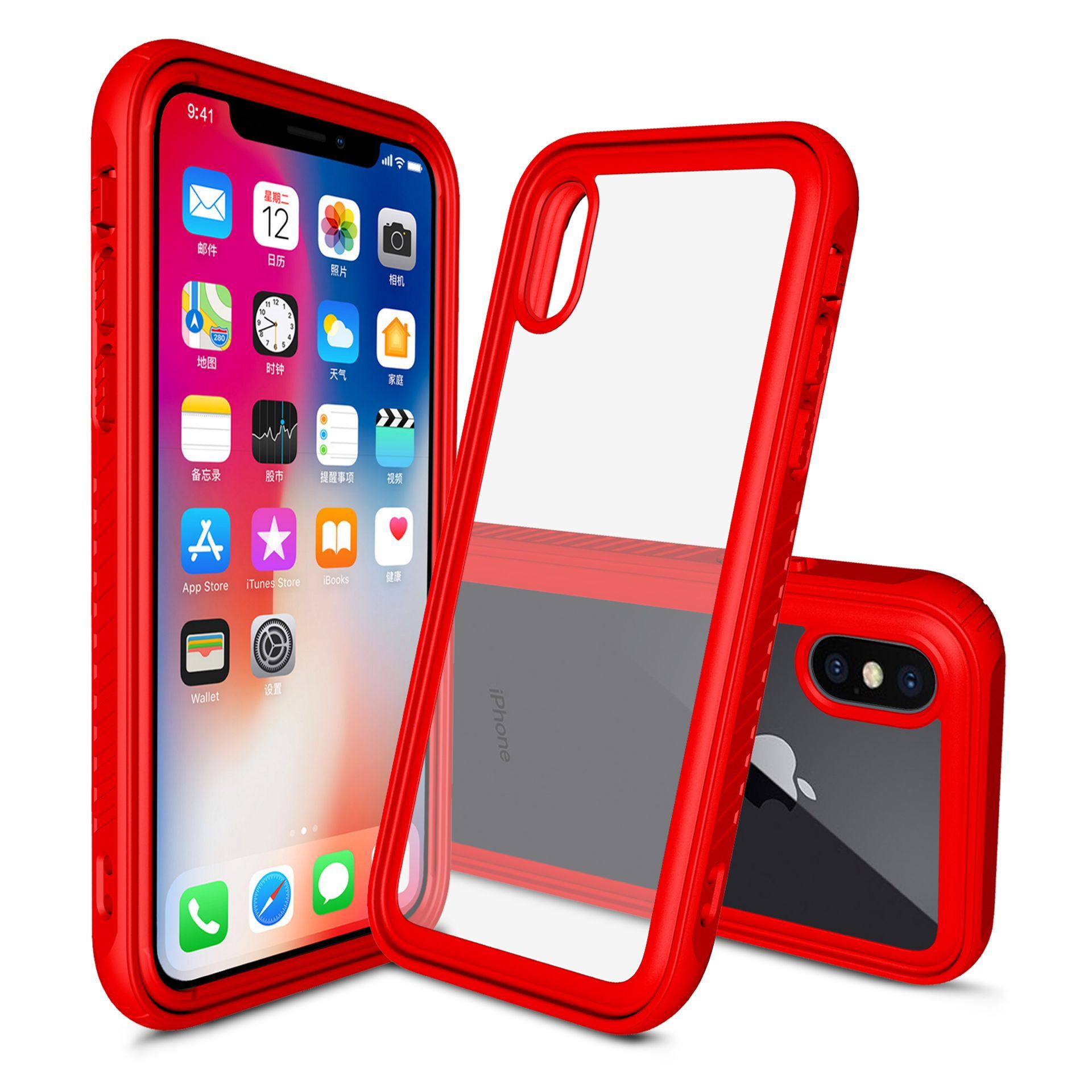 Mobile Case Cover for iPhone X completely water-proof Cases Cover