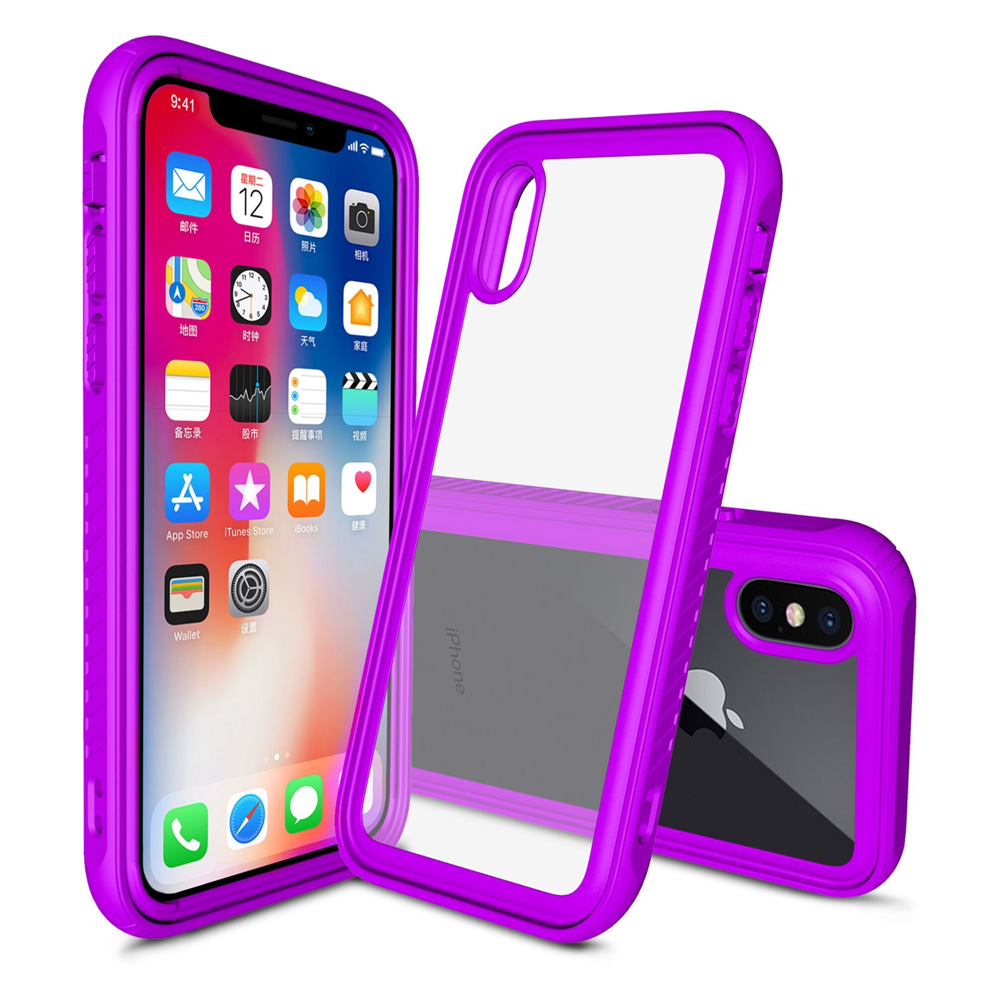 Mobile Case Cover for iPhone X completely water-proof Cases Cover