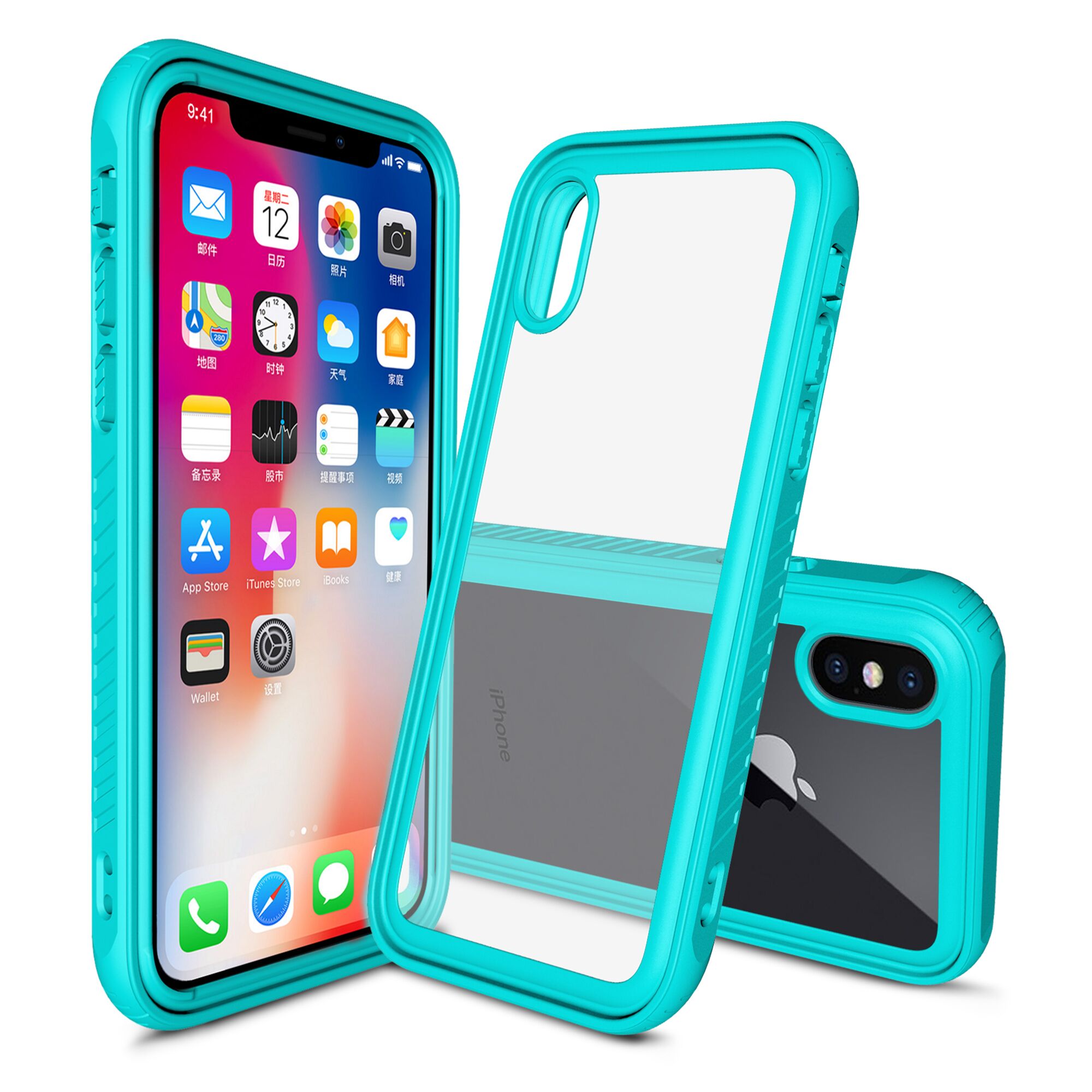 Mobile Case Cover for iPhone X completely water-proof Cases Cover