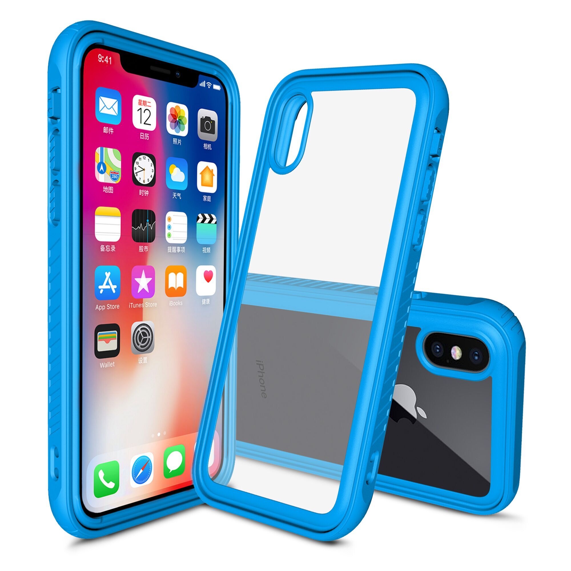 Mobile Case Cover for iPhone X completely water-proof Cases Cover