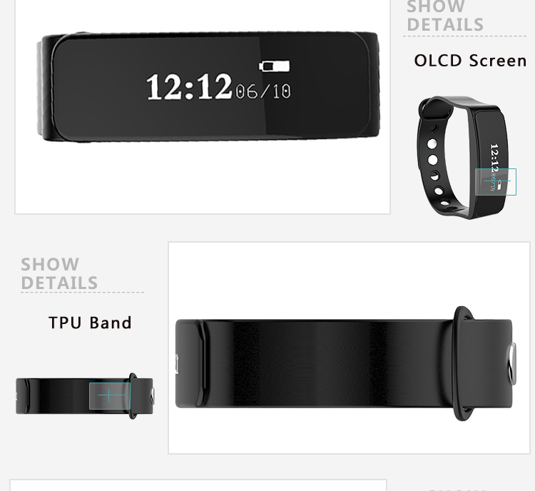 Digital Bracelet Smartwatch Wristwatch with monitoring heart rate function Smart Watch