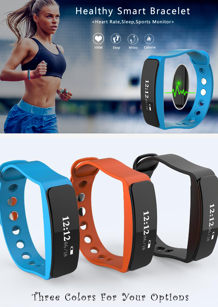 Digital Bracelet Smartwatch Wristwatch with monitoring heart rate function Smart Watch