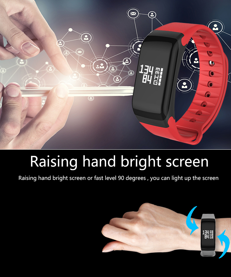 Healthy Smart Bracelet Smartwatch with monitoring Heart rate Bloodpressure Blood Oxygen function