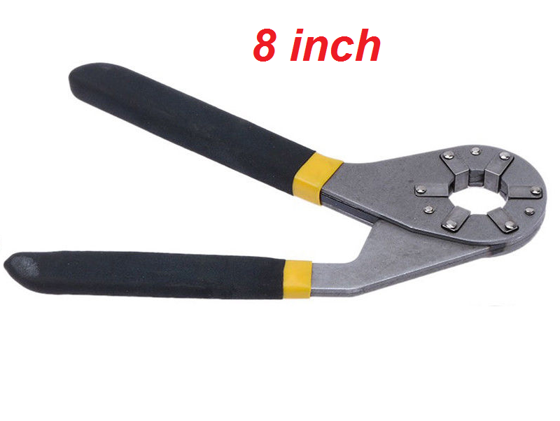 Universal Six-Sided Grip Wrench Powerful  Hand Tool 6 or 8 Inch
