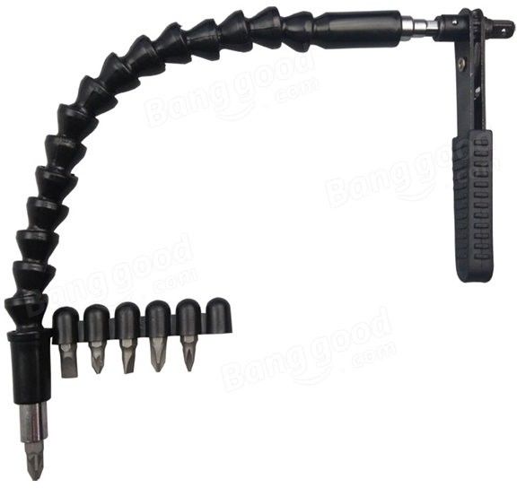 Mini Rapid Ratchet Wrench 1/4" Screwdriver Rod 6.35 Quick Socket Wrench Tool