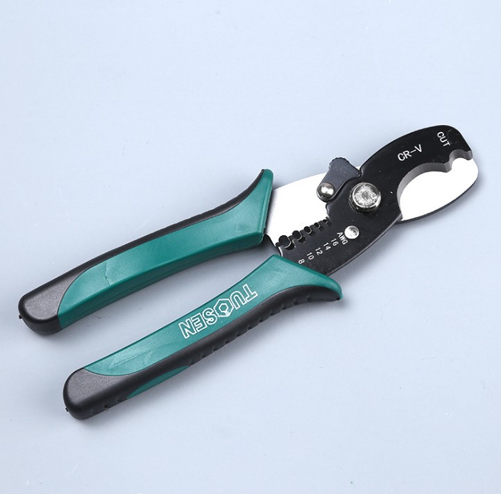 8&quot; Multifunction Wire Strippers Cutters for Super Fine Thin Cable Awg 8 10 12 14 16 ,Plier