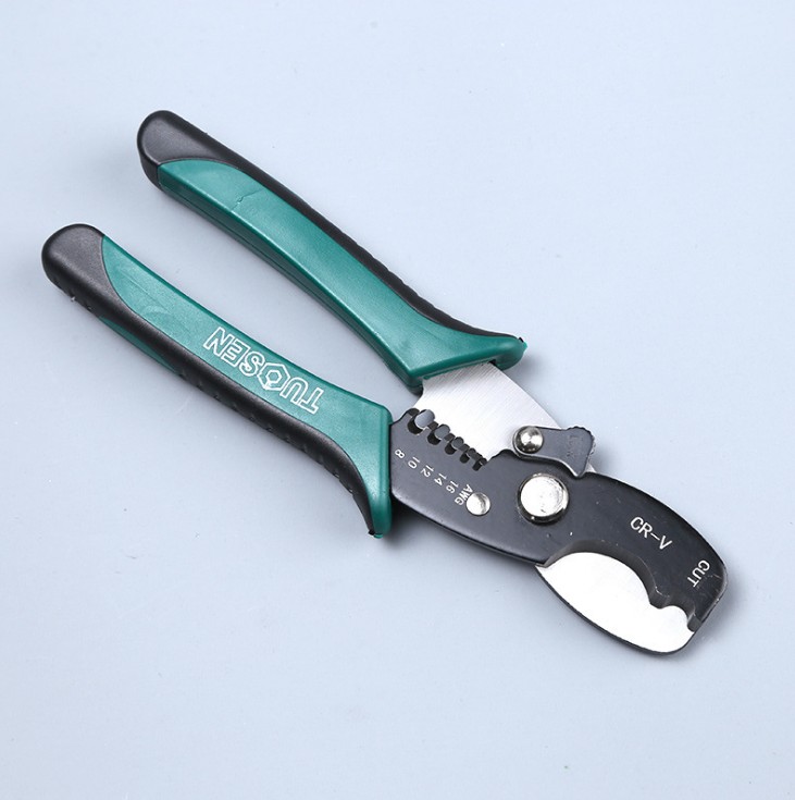 8&quot; Multifunction Wire Strippers Cutters for Super Fine Thin Cable Awg 8 10 12 14 16 ,Plier