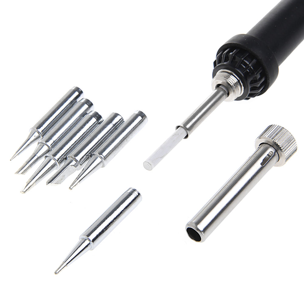 17pcs 220V 60W Adjustable Temperature Welding Solder Soldering Iron Tool Kit