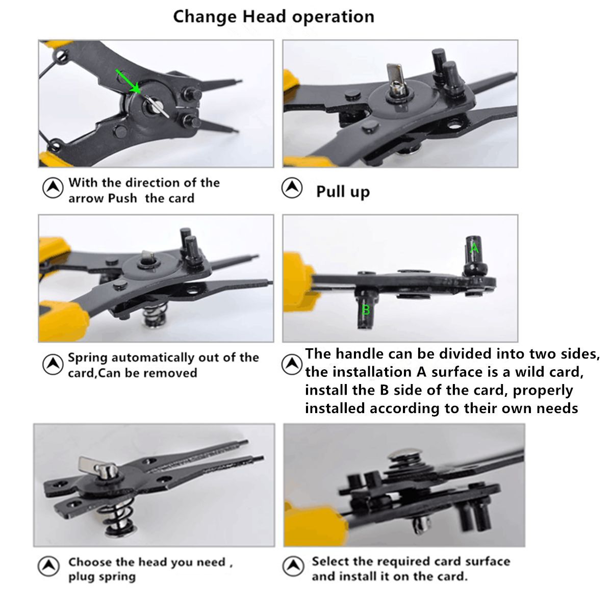 Multifunction Retaining Ring Pliers Circlip Pliers Removable Spring Clamp