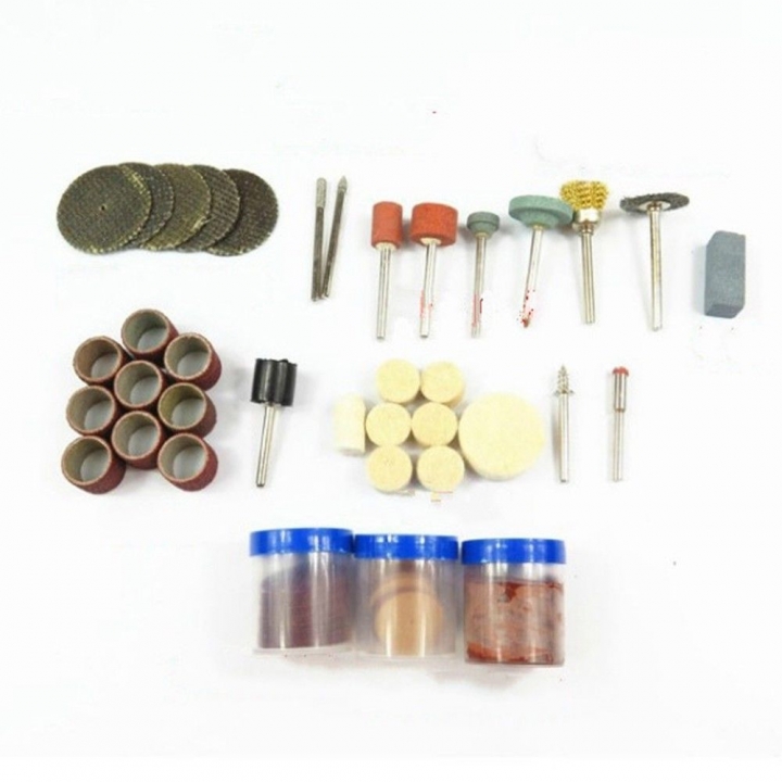 105Pcs Electric Rotary Grinder Polishing Sanding Engraving Tool Accessory Set