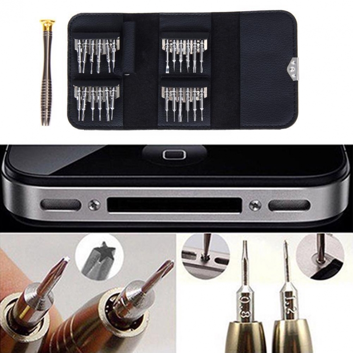 25-in-1 Cell Phone Repair Tools Set Precision Torx Screwdriver for iPhone Laptop Cellphone