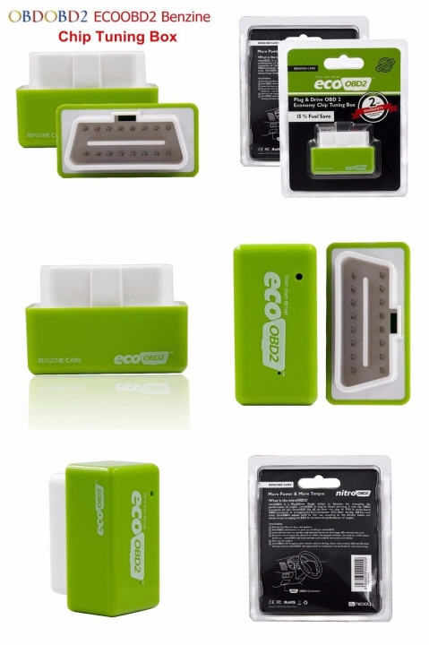 Shevi Eco OBD2 Benzine Economy Fuel Saver Tuning Box Chip For Petrol Car Gas Saving