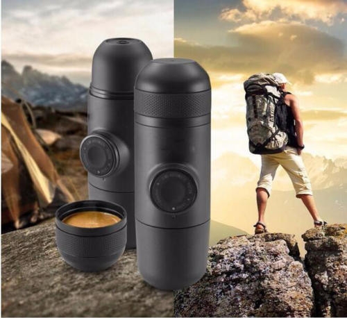 Shevi MINIPRESSO GR Portable Espresso Maker - Hand-pump Expresso Coffee Machine