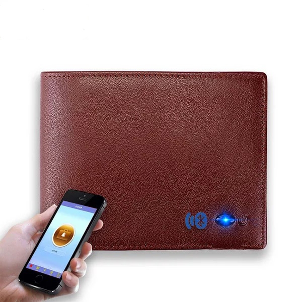 Short Wallet Anti lost Wallet Smart Wallet Wireless Bluetooth 4.0 Intelligent Two-way Search
