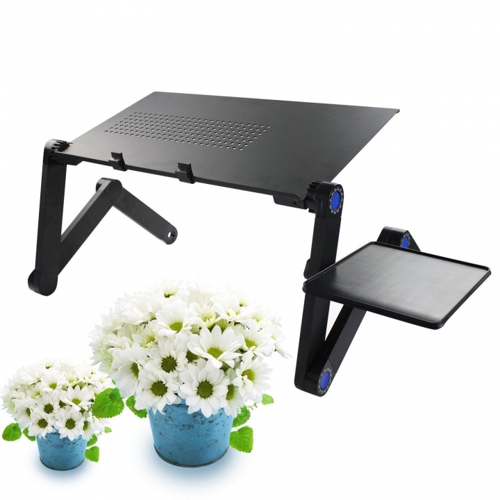 Computer Desk Portable Adjustable Foldable Laptop Notebook Lap PC Folding Table
