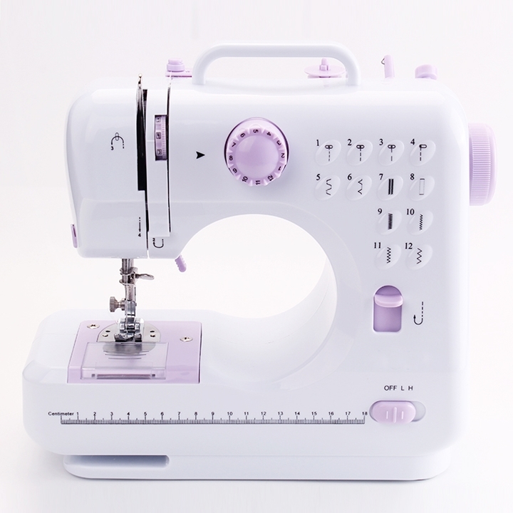Shevi Home Tool 12Stitches Automatic Sewing Machine Knitting Machine Multifunction Presser UK plug