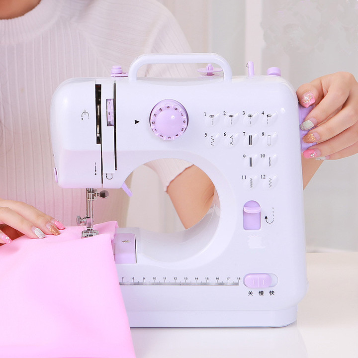Shevi Home Tool 12Stitches Automatic Sewing Machine Knitting Machine Multifunction Presser UK plug