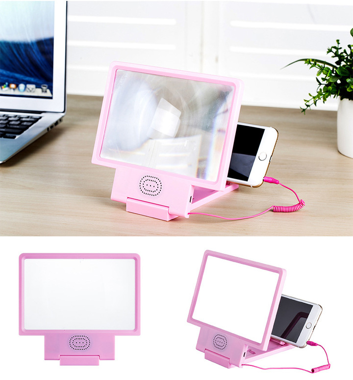 Shevi Screen Magnifier 3D Video Screen Amplifier with Speark mobile holder