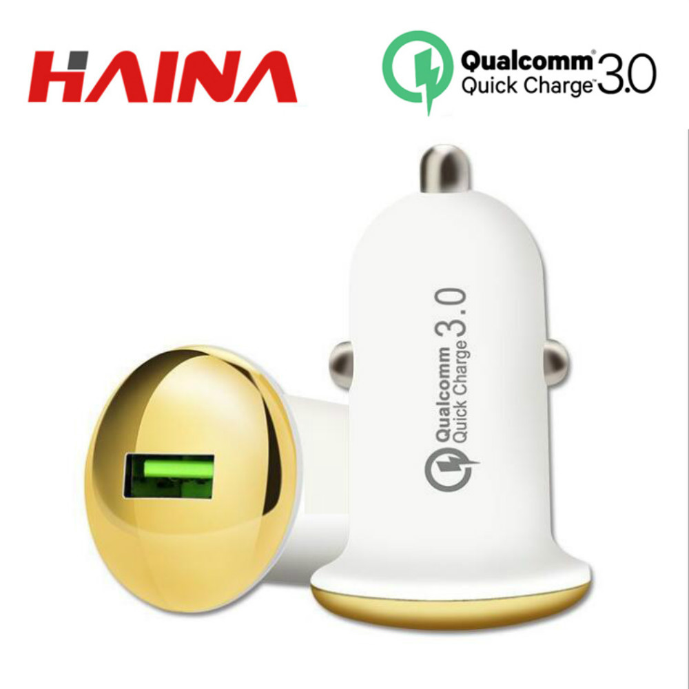 MiniCar USB Fast Charger Adapter Quick Charge 3.0 Car-Charger For Xiaomi One plus 5T Mobile Phones