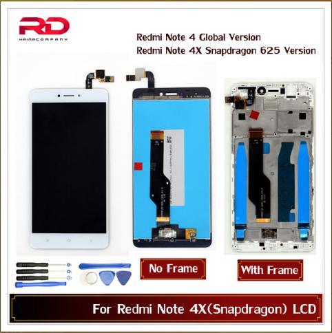 Red mi Note 4 LCD (Global) For Xiaomi Redmi Note 4X snapdragon 625 Touch Screen Digitizer Assembly