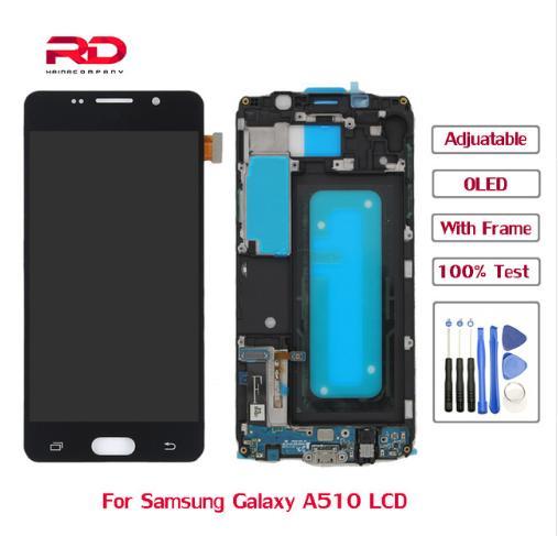 A510 AMOLED LCD For Samsung Galaxy A5 2016 A510 A510M SM-A510F LCD Display Digitizer with tools