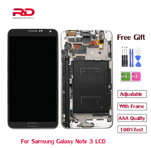 Adjustable N9005 LCD For SAMSUNG Galaxy Note 3 LCD display N900 Touch Screen Digitizer with Frame