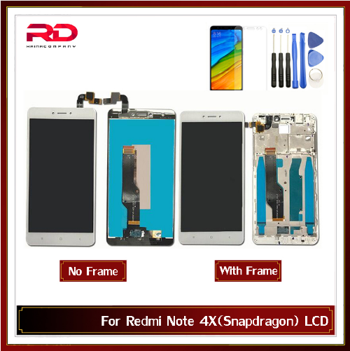 For Xiaomi Note 4 Global Version LCD Redmi Note 4X Touch Screen 3G RAM Snapdragon 625