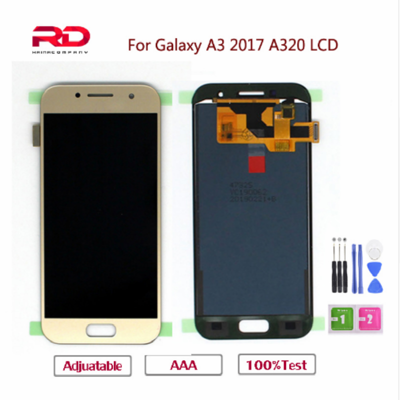 A320F LCD For Samsung Galaxy A3 2017 A320 A320M A320F LCD Display Touch Screen Digitizer Replacement